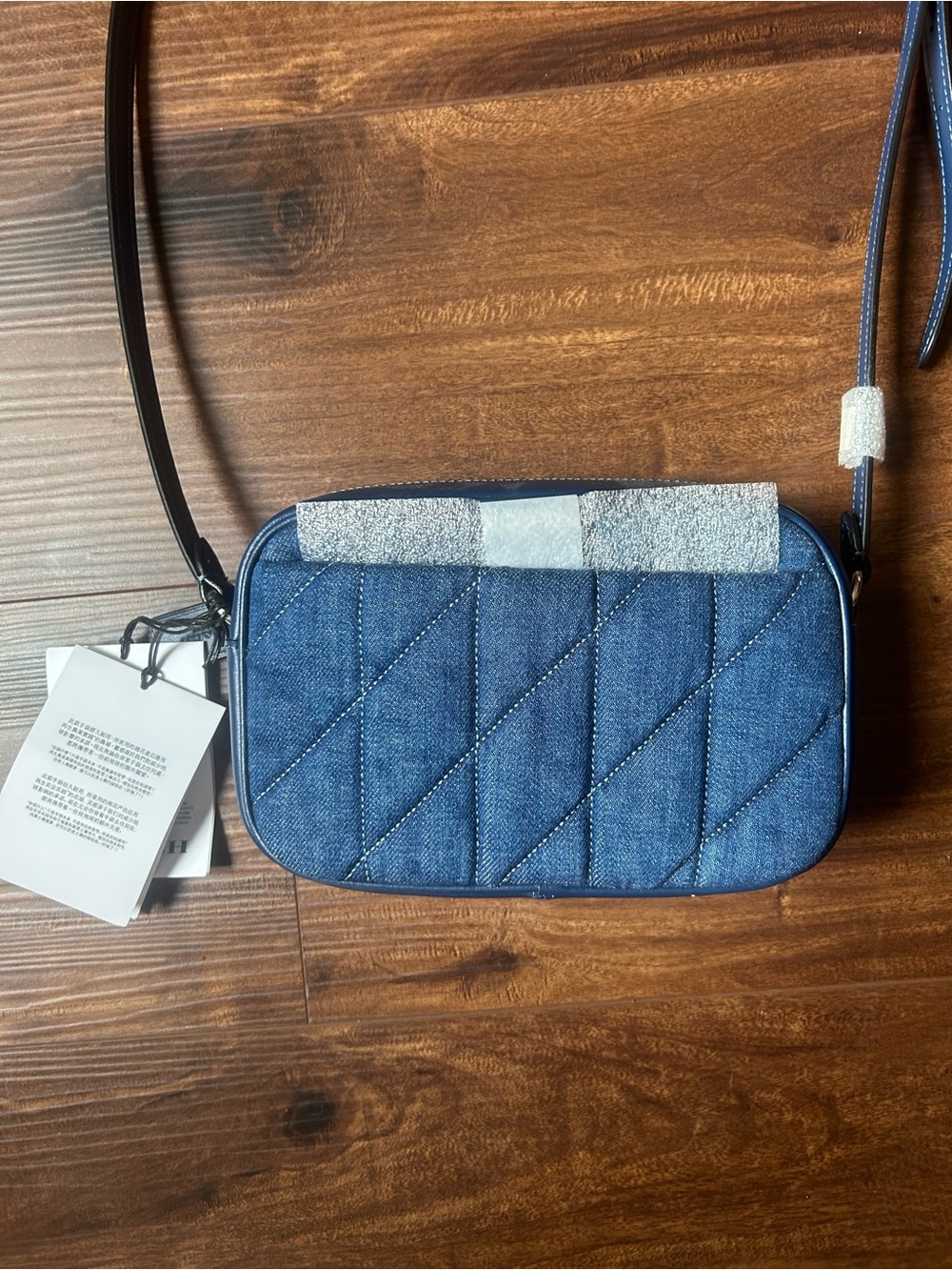 Coach Mini Jamie Camera Bag in Quilted Denim - Picture 9 of 13